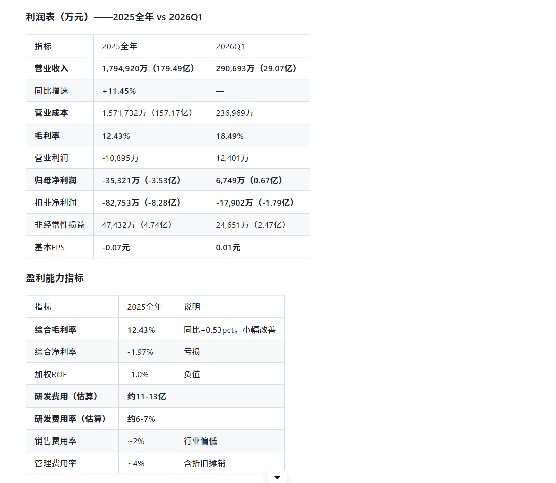 三安光电年度财务数据示意